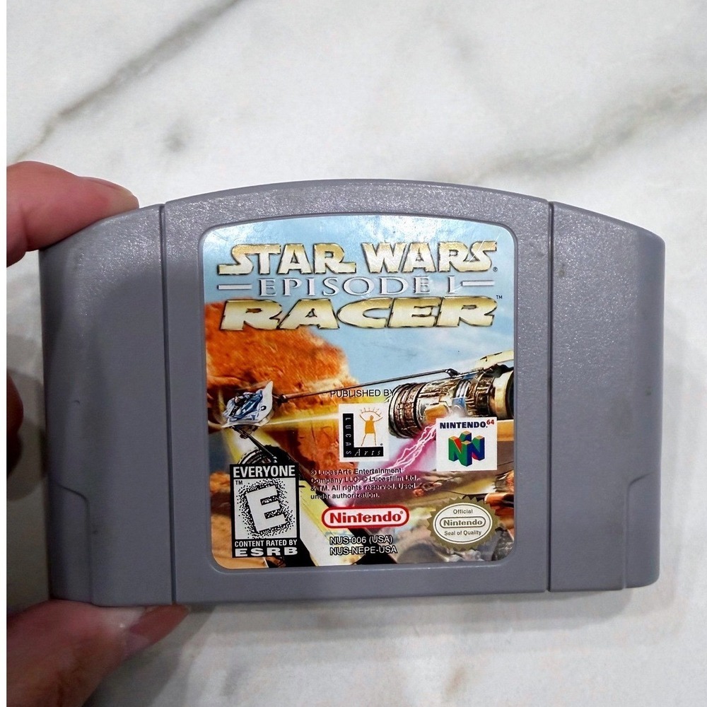 Nintendo Star Wars Episode I Racer Excellent N64 Racing Game Cartridge NTSC